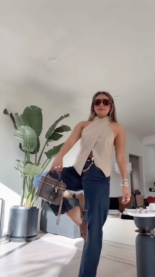 Emma | Cross Halter Top